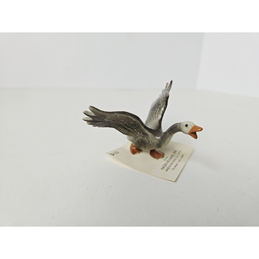 Hagen Renaker figurine miniature mini honking goose‎ on card